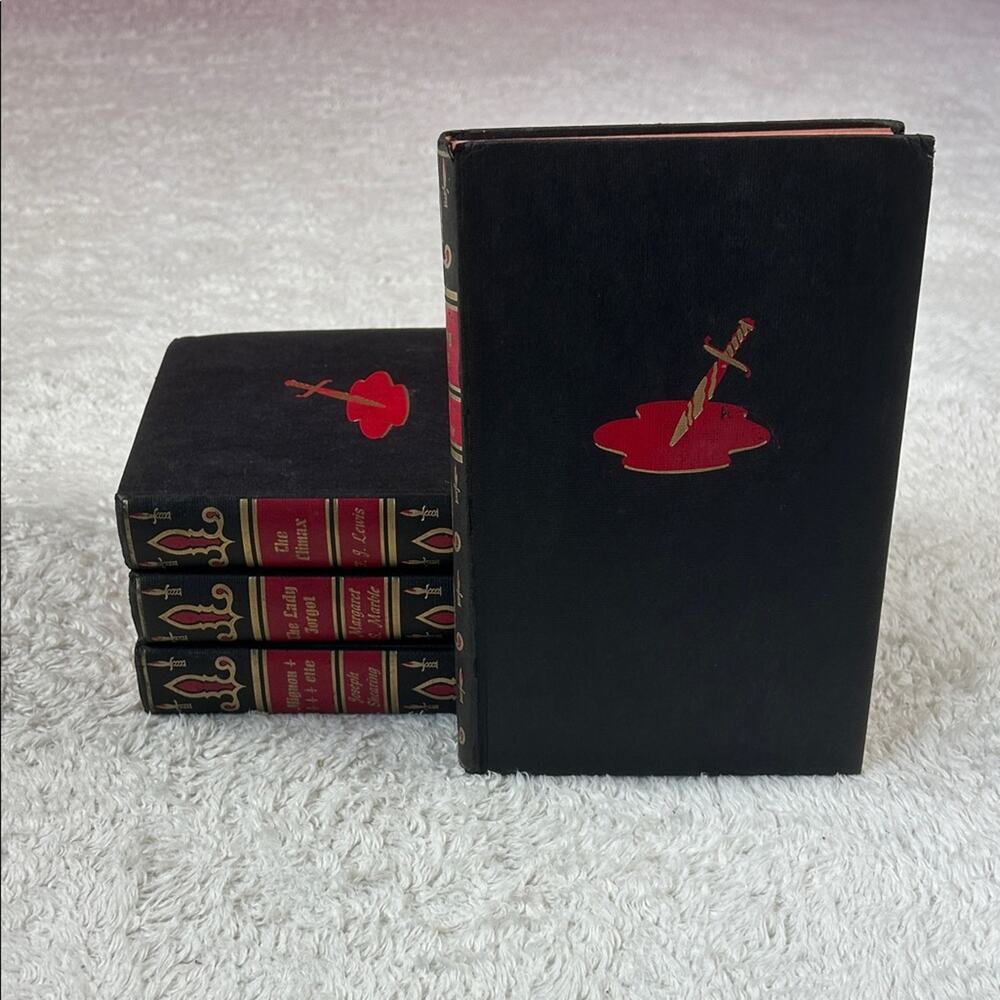 Lot of 4 Books Inc Dagger Cover HC books - Hanging Judge, Lady‎ Forgot, Climax